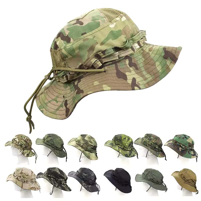 Boonie Hat Tactical - Outdoor Bucket Hat Camouflage Boonie Hat