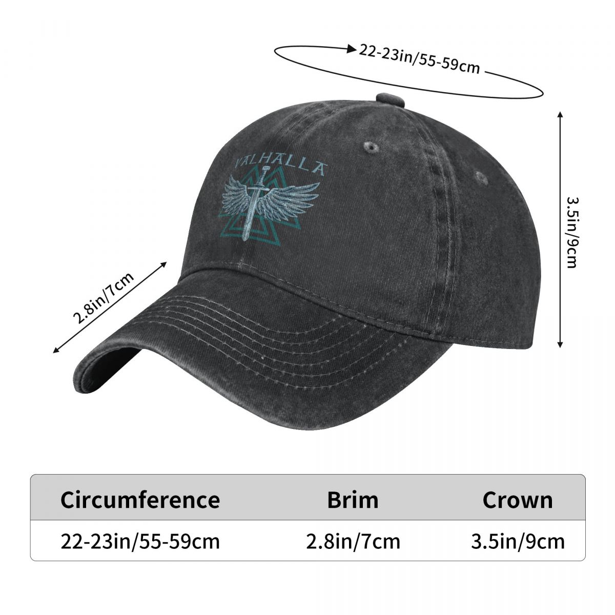 Washed Men's Baseball Cap Nors - огляд і ціна Golf Cap Dad