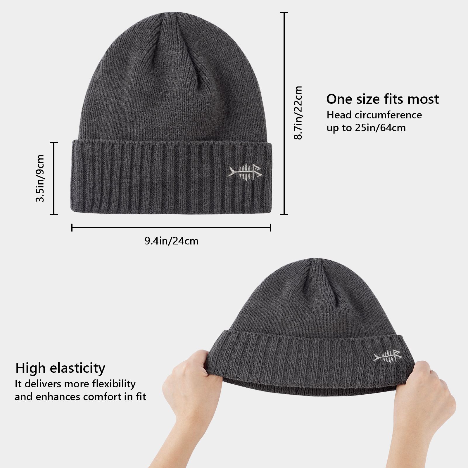 BASSDASH Winter Beanie Hats wi - огляд і ціна Beanie Cuffed Knit