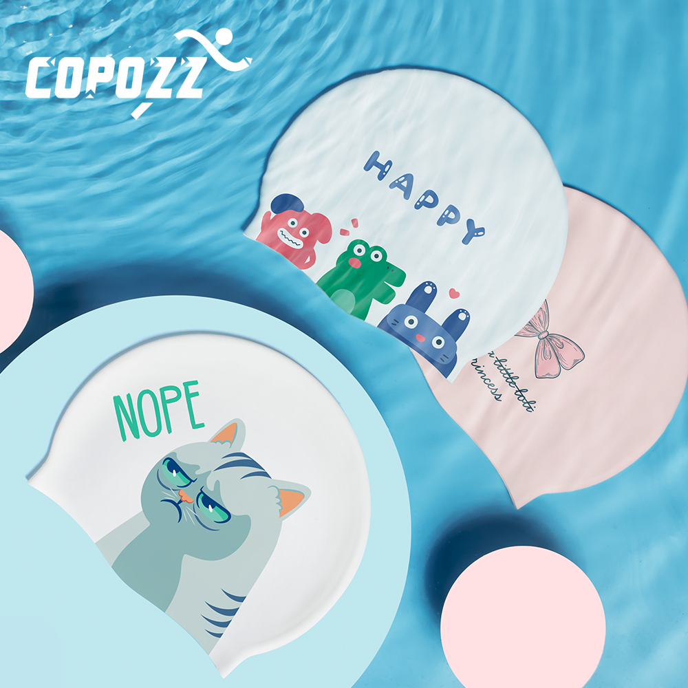 COPOZZ Water Sports Women Men  - огляд і ціна Swim Hat Silicone