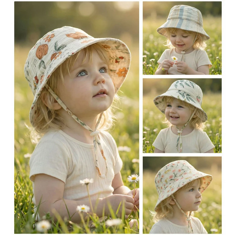 Muslin Baby Summer Hat Adjusta - огляд і ціна Bucket Hat Cotton