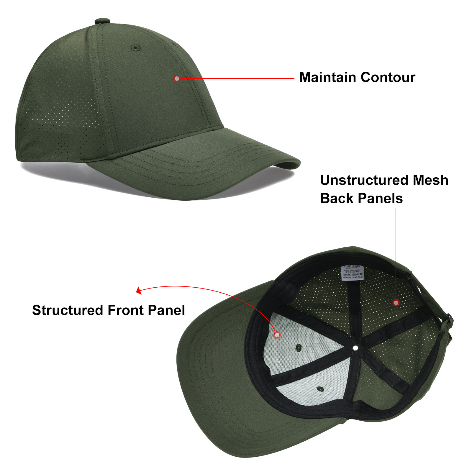 Unisex Classic Mesh Adjustable - огляд і ціна Golf Cap Dad