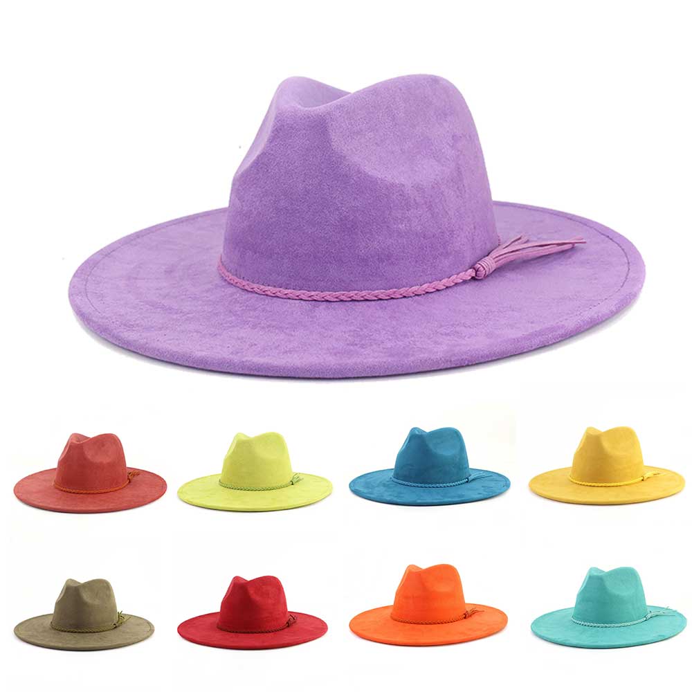 Vegan Suede Hat Teardrop shape - огляд і ціна Fedora Hat Wool