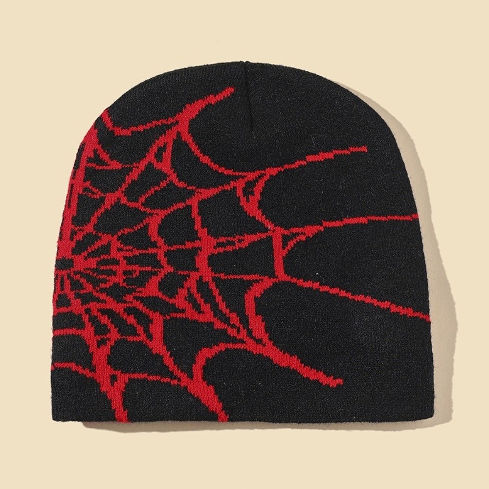 Hip-hop Soft Spider Web Patter - огляд і ціна Beanie Cuffed Knit