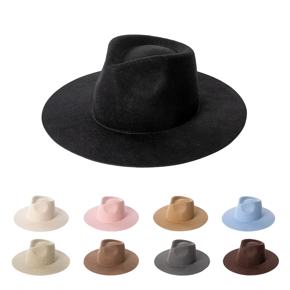 100% Wool Felt Fedora Hat Wide - огляд і ціна Fedora Hat Wool